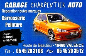 Garage CHARPENTIER 05 45 20 31 08