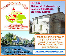 L'Immobilière du Village Verteuil 05 45 85 42 07